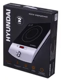 Плита Индукционная Hyundai HYC-0102 серебристый/черный стеклокерамика (настольная)