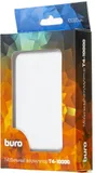 Мобильный аккумулятор Buro T4-10000 10000mAh 10W 2A 2xUSB-A белый (T4-10000-WT)