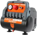 Компрессор поршневой Patriot WO 6-180 безмасляный 180л/мин 6л 1100Вт черный/оранжевый