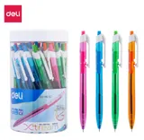 Ручка шариков. автоматическая Deli X-tream EQ02836-1 ассорти d=0.7мм син. черн. линия 0.4мм