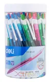 Ручка шариков. автоматическая Deli X-tream EQ02836-1 ассорти d=0.7мм син. черн. линия 0.4мм