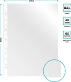 Папка-вкладыш Бюрократ Премиум 013BGPREM глянцевые А4+ 40мкм (упак.:100шт)