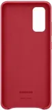 Чехол (клип-кейс) Samsung для Samsung Galaxy S20 Leather Cover красный (EF-VG980LREGRU)