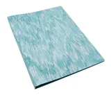 Папка метал.зажим Бюрократ Melange MLPZ07CAZURE A4 пластик 0.7мм бирюзовый