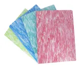 Папка метал.зажим Бюрократ Melange MLPZ07CAZURE A4 пластик 0.7мм бирюзовый