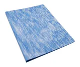 Папка метал.зажим Бюрократ Melange MLPZ07CBLUE A4 пластик 0.7мм синий