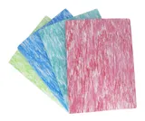 Папка метал.зажим Бюрократ Melange MLPZ07CBLUE A4 пластик 0.7мм синий