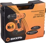 Дрель-шуруповерт Вихрь ДА-18Л-2КА аккум. патрон:быстрозажимной (кейс в комплекте) (72/14/25)