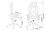 Кресло игровое Zombie VIKING 5 AERO черный/белый эко.кожа с подголов. крестов. пластик