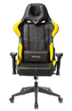 Кресло игровое Zombie VIKING 5 AERO черный/желтый эко.кожа с подголов. крестов. пластик