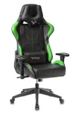 Кресло игровое Zombie VIKING 5 AERO черный/салатовый эко.кожа с подголов. крестов. пластик