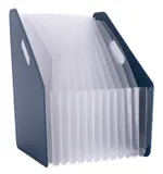 Лоток вертикальный Deli 63952DK-BLUE для бумаг A4 темно-синий полипропилен