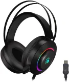 Наушники с микрофоном A4Tech Bloody G521 черный 2.3м мониторные USB оголовье (G521 (BLACK))