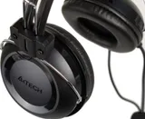 Наушники с микрофоном A4Tech HU-35 черный 2м накладные USB оголовье