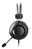Наушники с микрофоном A4Tech HU-35 черный 2м накладные USB оголовье