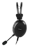 Наушники с микрофоном A4Tech HU-30 черный 2м накладные USB оголовье