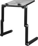 Стол для ноутбука Cactus CS-LS-T8-C серебристый 27x42см