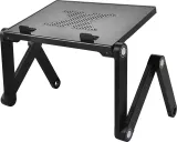 Стол для ноутбука Cactus CS-LS-T8-C серебристый 27x42см