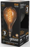 Лампа филам. Gauss Filament Vintage 8Вт цок.:E27 шар 220B 2400K св.свеч.бел.теп. (упак.:1шт) (150802008)