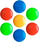 Магнит Silwerhof Classic для досок пластик ассорти d20мм круглый (упак.:8шт)