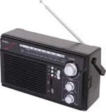 Радиоприемник портативный Supra ST-33U черный USB SD