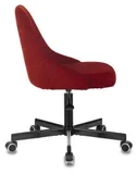 Кресло Бюрократ CH-340M бордовый Velvet 09 крестов. металл