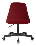 Кресло Бюрократ CH-340M бордовый Velvet 09 крестов. металл