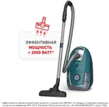 Пылесос Tefal TW3132EA 2000Вт бирюзовый/серый