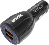 Автомобильное зар./устр. Wiiix UCC-2-38 3A+2.4A (QC) 2xUSB универсальное черный