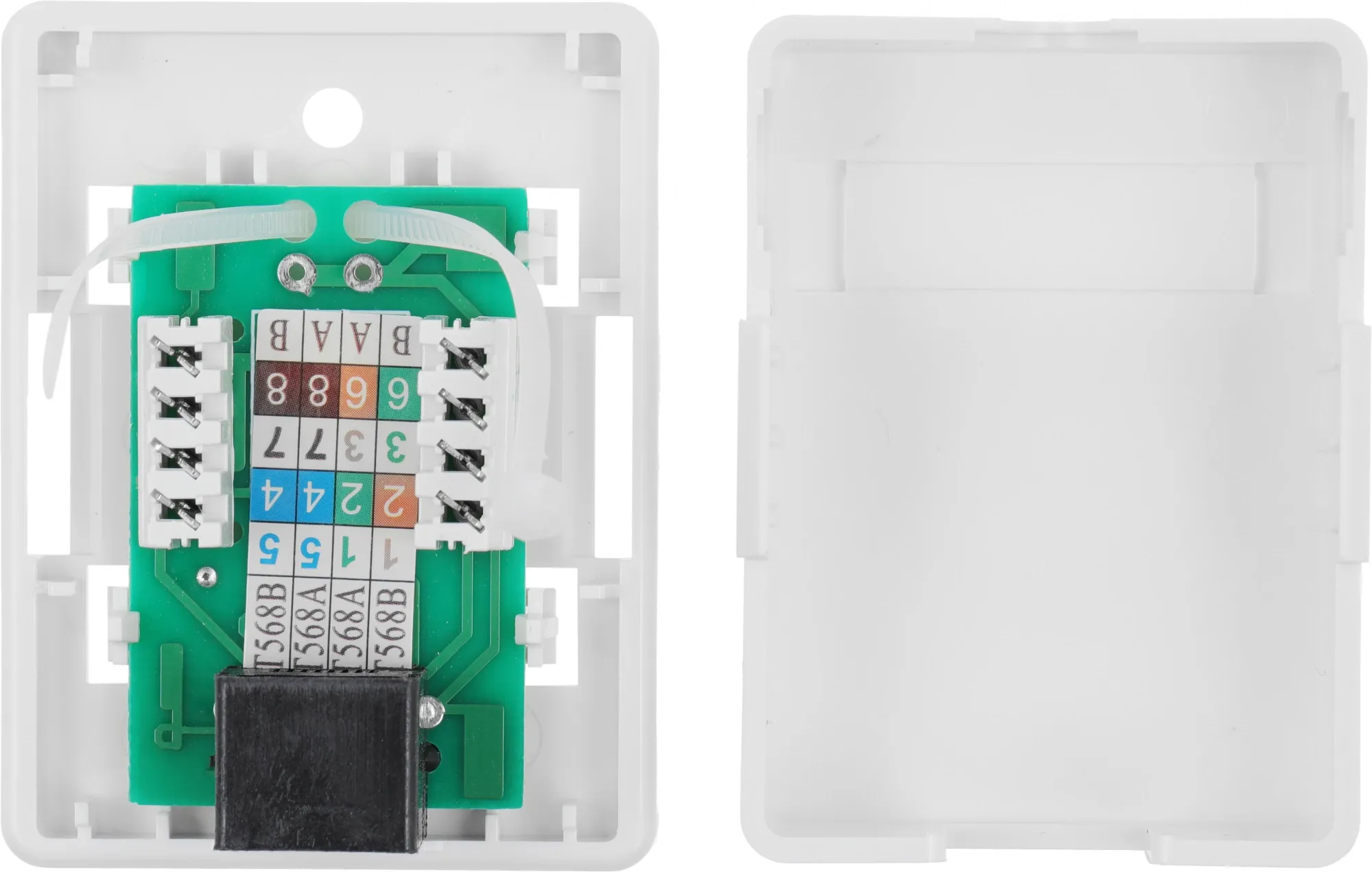 Розетка ITK Generica CS2-1C5EU-12-G настенная 49.2x65.5x25.2мм RJ45 пластик белый (упак.:1шт)