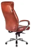 Кресло руководителя Бюрократ T-9922SL светло-коричневый Leather Eichel кожа крестов. металл хром