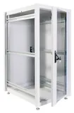 Шкаф коммутационный ЦМО (ШТК-Э-24.6.8-13АА) напольный 24U 600x800мм пер.дв.стекл металл 2 бок.пан. 540кг серый 59кг 180град. 1187мм IP20