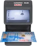 Детектор банкнот Docash mini IR/UV/AS просмотровый мультивалюта