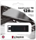 Флеш Диск Kingston 128Gb DataTraveler 70 Type-C DT70/128GB USB3.2 черный