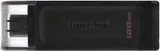 Флеш Диск Kingston 128Gb DataTraveler 70 Type-C DT70/128GB USB3.2 черный