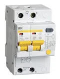 Выключатель автом. дифф. тока IEK MAD10-2-020-C-030 АД12 20A тип C 4.5kA 30мА AC 2П 230В 3мод белый (упак.:1шт)