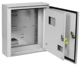 Щит распределительный IEK MKM51-N-09-54 TITAN ЩУ 3/1-1 У1 IP66 навесной 400мм 150мм 445мм 12мод. металл IP66 серый с возможностью установки счетчика (упак.:1шт)