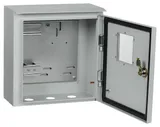 Щит распределительный IEK MKM51-N-01-54 TITAN ЩУ 1/1-0 У1 IP66 навесной 300мм 150мм 310мм 6мод. металл IP66 серый с возможностью установки счетчика (упак.:1шт)