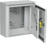 Щит распределительный IEK MKM51-N-04-54 TITAN ЩУ 1/1-1 У1 IP66 навесной 300мм 150мм 310мм 6мод. металл IP66 серый с возможностью установки счетчика (упак.:1шт)