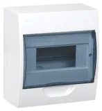 Щит распределительный IEK MKP12-N-08-40-20 ЩРН-П-8 для установки модульных устройств навесной 184мм 97мм 200мм 660B 8мод. пластик IP41 белый (упак.:1шт)