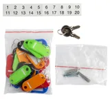 Шкафчик для ключей Silwerhof на 20ключ. 200x160x80мм комппл.20 брелков серый металл