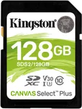 Флеш карта SDXC 128GB Kingston SDS2/128GB Canvas Select Plus w/o adapter