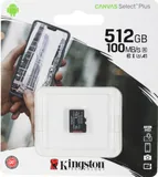 Флеш карта microSDXC 512GB Kingston SDCS2/512GBSP Canvas Select Plus w/o adapter