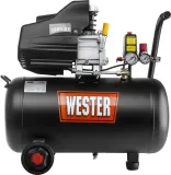 Компрессор поршневой Wester WK1500/50 масляный 190л/мин 50л 1500Вт черный