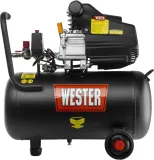 Компрессор поршневой Wester WK1500/50 масляный 190л/мин 50л 1500Вт черный