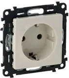 Розетка силов. Legrand Valena Life 753521 скрыт. зазем. IP20 слоновая кость