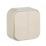 Выключатель Legrand Quteo откр. 2кл. IP20 слоновая кость (782232)