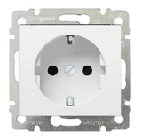 Розетка силов. Legrand Valena 774420 скрыт. зазем. белый
