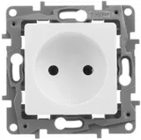 Розетка силов. Legrand Etika 672220 скрыт. IP21 белый