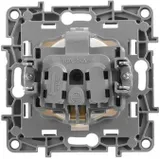 Розетка силов. Legrand Etika 672222 скрыт. зазем. штор. IP21 белый